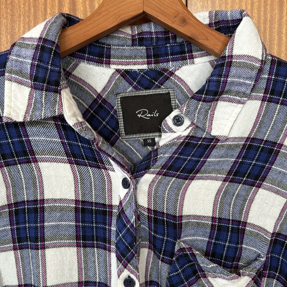 Rails plaid plaid long sleeve button up shirt - Picture 2 of 3
